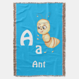 Ant personalisieren ABC: Buchstabe A - Ihren Namen Decke