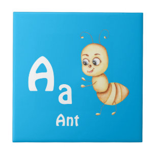 Ant personalisieren ABC: Buchstabe A - Ihren Namen Fliese