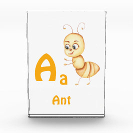 Ant personalisieren ABC: Buchstabe A - Ihren Namen Fotoblock