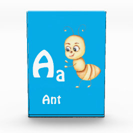 Ant personalisieren ABC: Buchstabe A - Ihren Namen Fotoblock