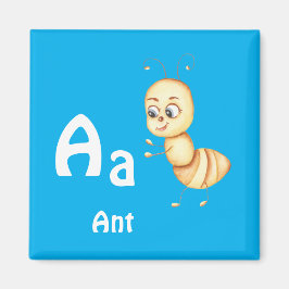 Ant personalisieren ABC: Buchstabe A - Ihren Namen Magnet
