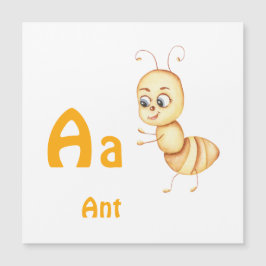 Ant personalisieren ABC: Buchstabe A - Ihren Namen Magnetkarte