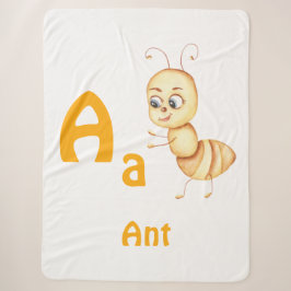 Ant personalisieren ABC: Buchstabe A - Ihren Namen Sherpadecke