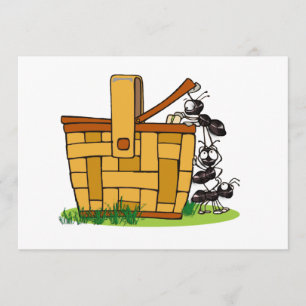 Ant Picnic Einladung