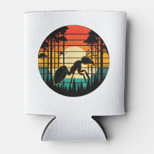 Ant Retro Sunset Vintage Ant Insekten Liebe Dosenkühler