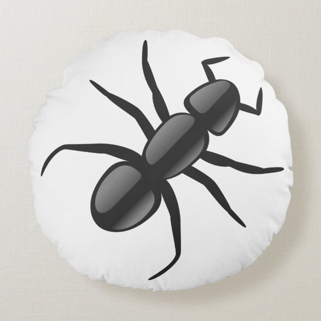 Ant Rundes Kissen (Vorderseite)
