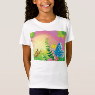 Ant, Schnecke und Chapmans blauer Schmetterling-T T-Shirt