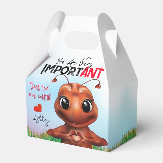 Ant Sign Language Birthday Geschenkschachtel (Vorderseite)