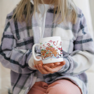 anta and Gingerbread Dance Christmas Mug Kaffeetasse