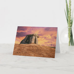 Anta do Tapadao Dolmen. Jungsteinzeitungen in Crat Dankeskarte
