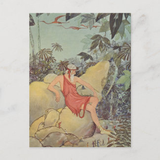 Antaeus und die Pygmäen Postkarte