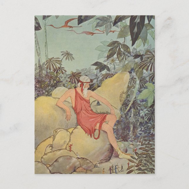 Antaeus und die Pygmäen Postkarte (Vorderseite)