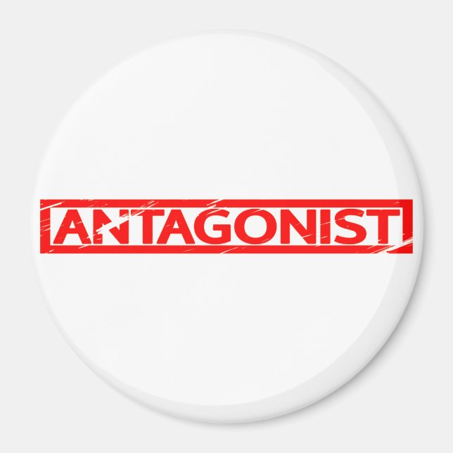 Antagonistische Briefmarke Magnet (Vorne)