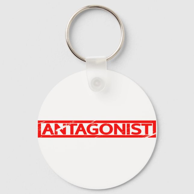Antagonistische Briefmarke Schlüsselanhänger (Vorderseite)