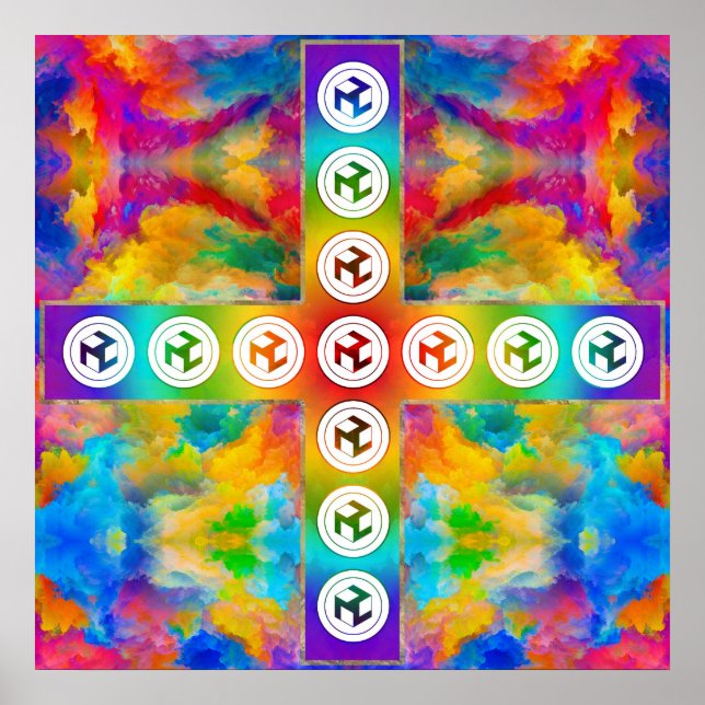 Antahkarana Cross - Male Antahkarana Poster (Vorne)