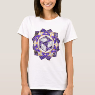 Antahkarana in Lotus Mandala- Amethyst und Pearl T-Shirt