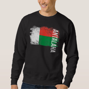 Antalaha Madagascar Flag für madagassische Männer Sweatshirt