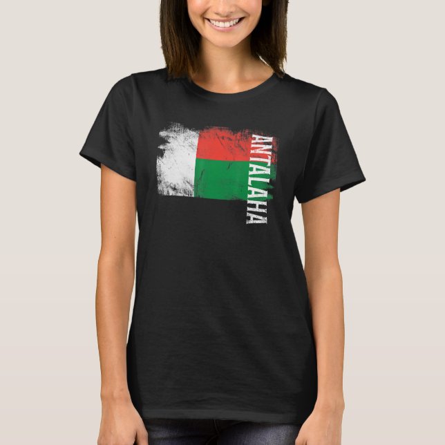 Antalaha Madagascar Flag für madagassische Männer  T-Shirt (Vorderseite)