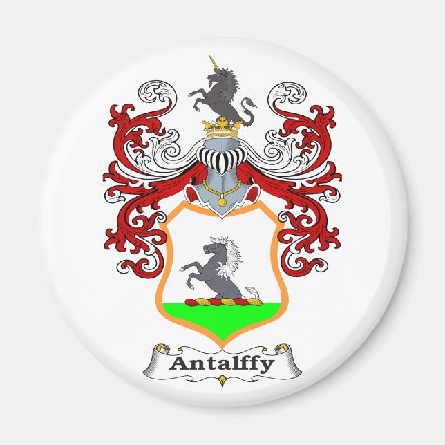 Antalffy, Ungarische Wappenrübe Magnet (Vorne)