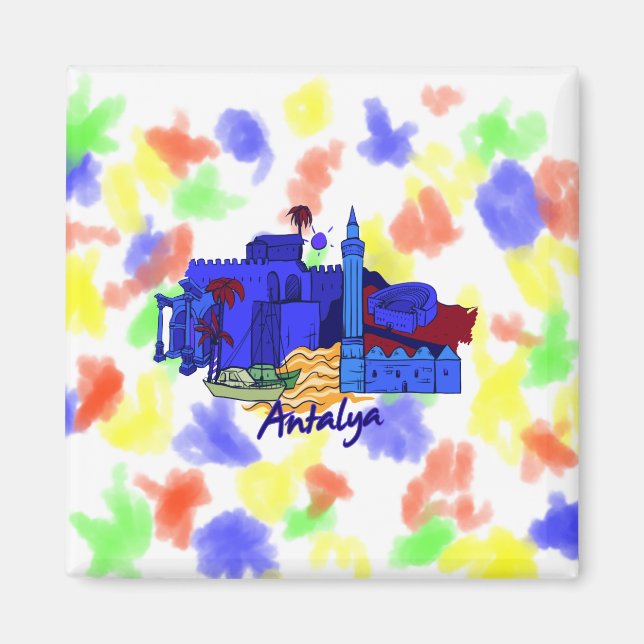 antalya blue city image.png magnet (Vorne)