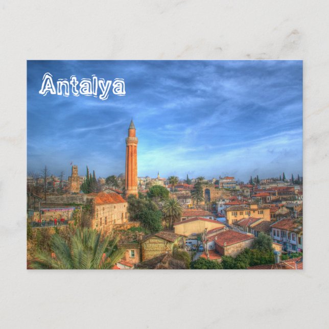 Antalya Postkarte (Vorderseite)