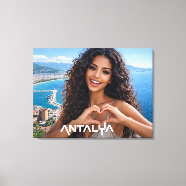 ANTALYA - TÜRKEI LEINWANDDRUCK (Vorderseite)