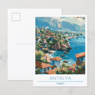 Antalya Türkei Reise Postkarte