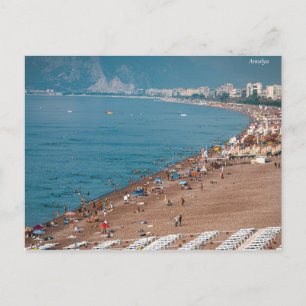Antalya Turkey Konyaalti Sea Holiday Coast Gezi Feiertagspostkarte