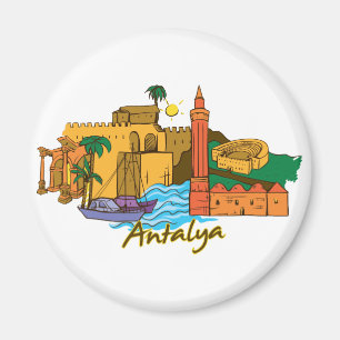 Antalya Turkey Magnet