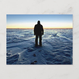 Antarctic Sunset Postkarte
