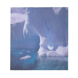Antarctica. Antarktische Eisen 3 Notizblock