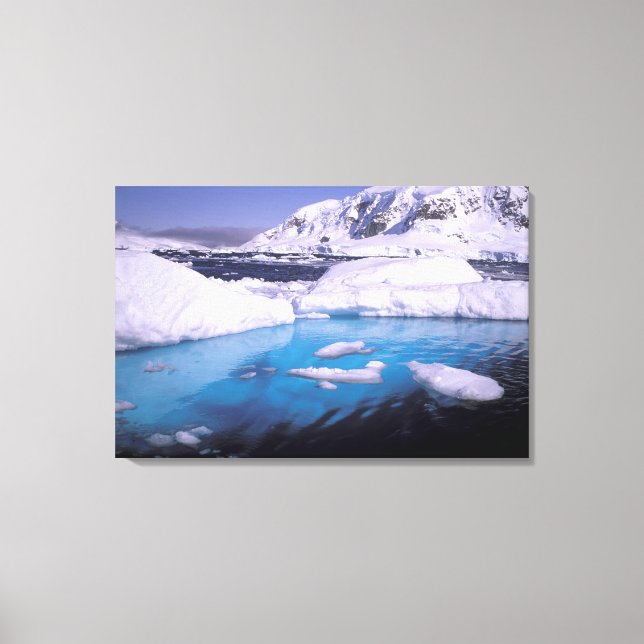 Antarctica. Expedition durch die Eisenkassen 2 Leinwanddruck (Vorderseite)