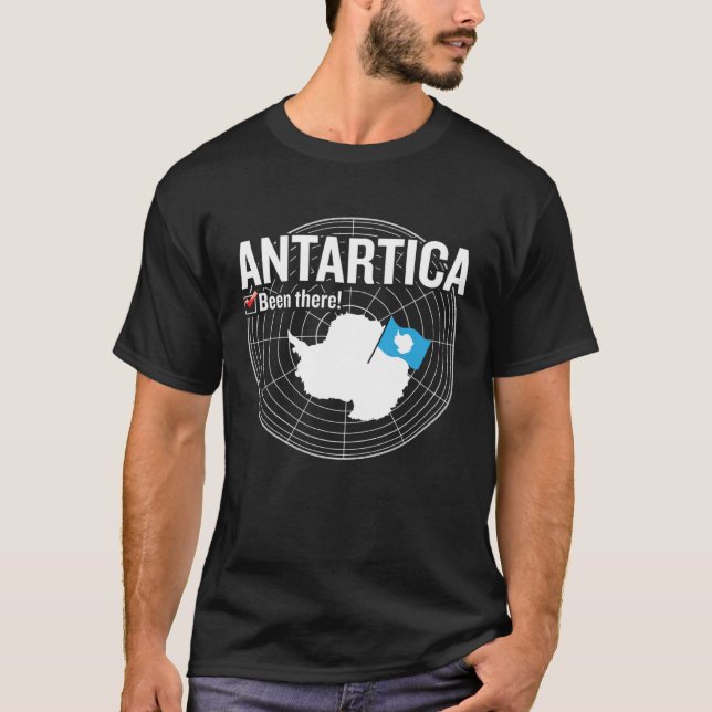 Antarctica Flag Travel Enthusiast Traveling Travel T-Shirt (Vorderseite)