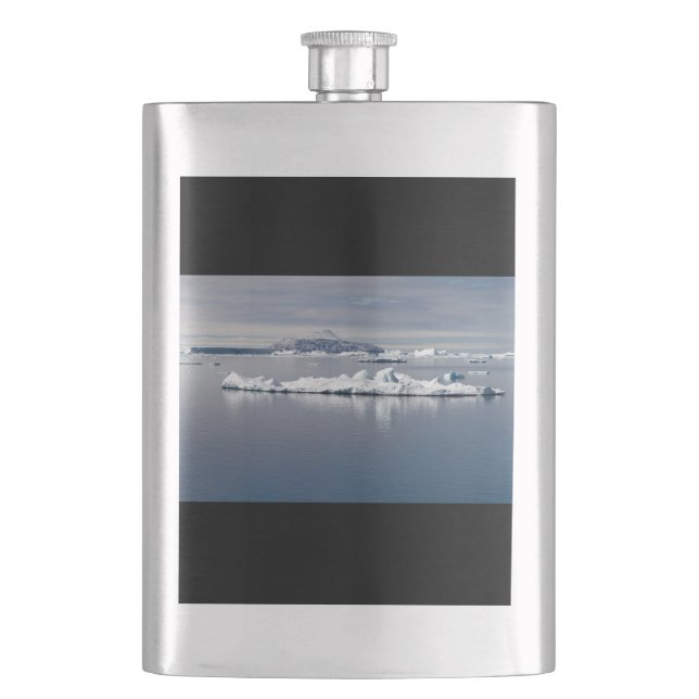 Antarctica landscape flachmann (Vorderseite)