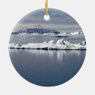 Antarctica landscape keramik ornament