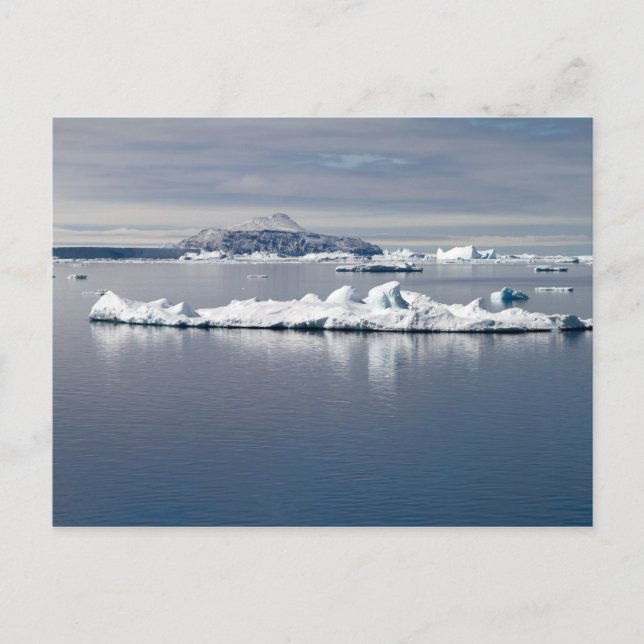 Antarctica landscape postkarte (Vorderseite)