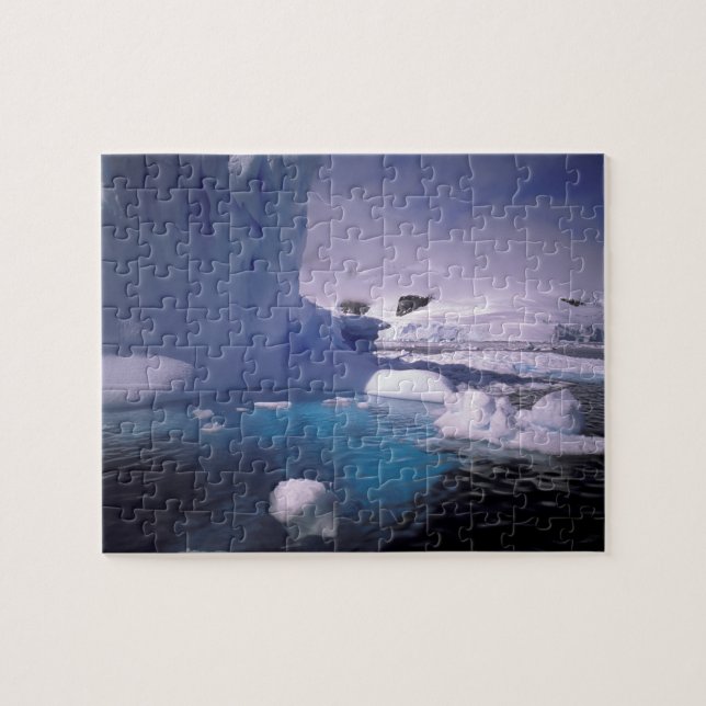 Antarktika. Antarktische Eislandschaften 2 Puzzle (Horizontal)