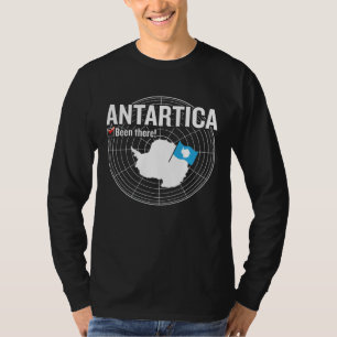 Antarktika-Flagge Reise-Enthusiast Reisend Reisen T-Shirt