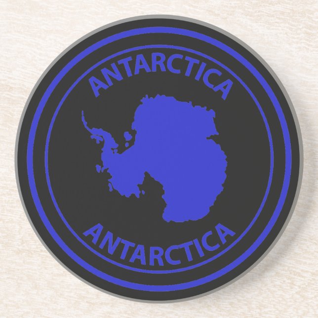 Antarktika Getränkeuntersetzer (Vorne)