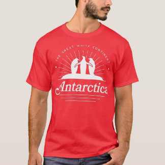 Antarktika mit Pinguinen T-Shirt