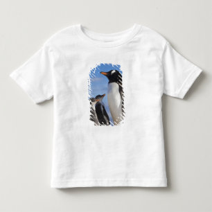 Antarktika, Neko Cove (Hafen). Gentoo Pinguin 2 Kleinkind T-shirt