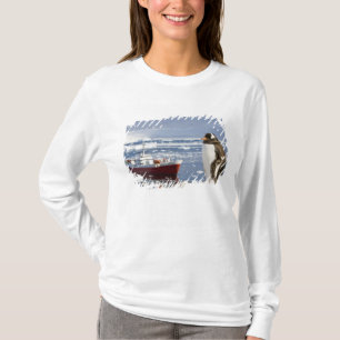 Antarktika, Neko Cove (Hafen). Gentoo Pinguin T-Shirt