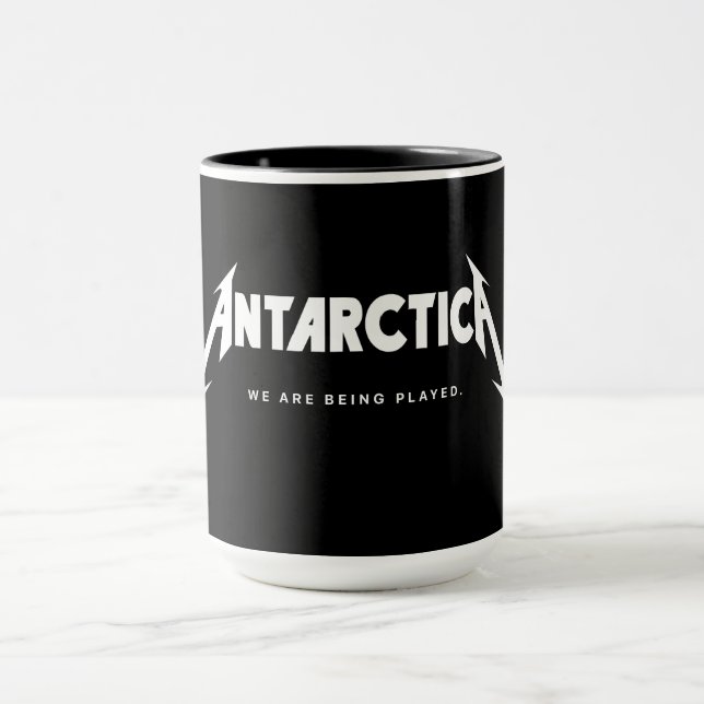 Antarktika – wir werden manipuliert tasse (Zentrum)