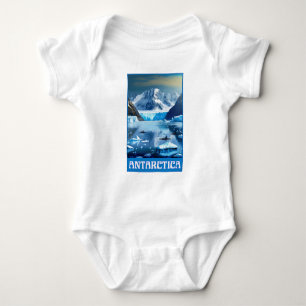 Antarktis Baby Strampler