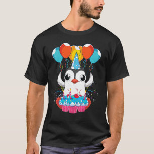 Antarktis Bird Birthday Party Zoo Tier Niedlich P T-Shirt