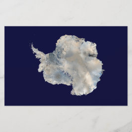 Antarktis (Blaue Marmorbildgebung der NASA) Briefpapier