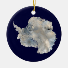 Antarktis (Blaue Marmorbildgebung der NASA) Keramik Ornament