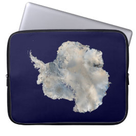 Antarktis (Blaue Marmorbildgebung der NASA) Laptopschutzhülle