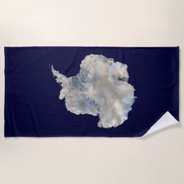 Antarktis (Blaue Marmorbildgebung der NASA) Strandtuch