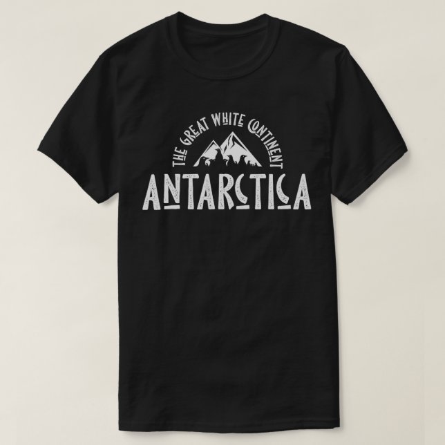 Antarktis - der große weiße Kontinent - Antarktis  T-Shirt (Design vorne)